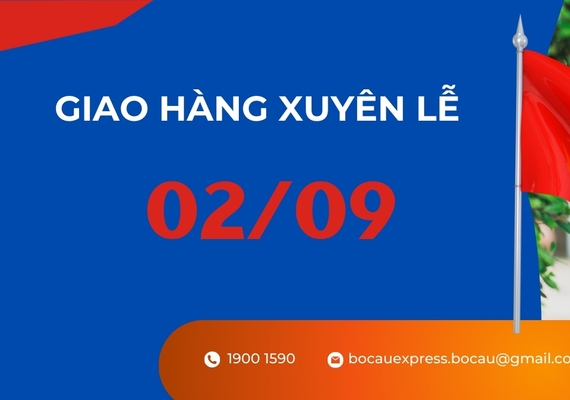 Bồ Câu Express giao hàng xuyên lễ Quốc Khánh 2/9