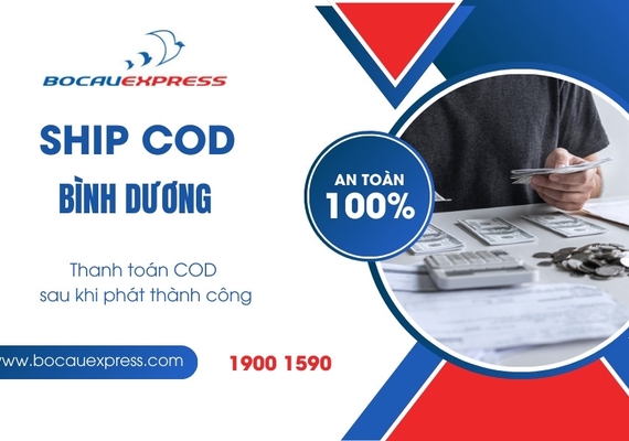 Ship COD Bình Dương quy định tính cước vận chuyển