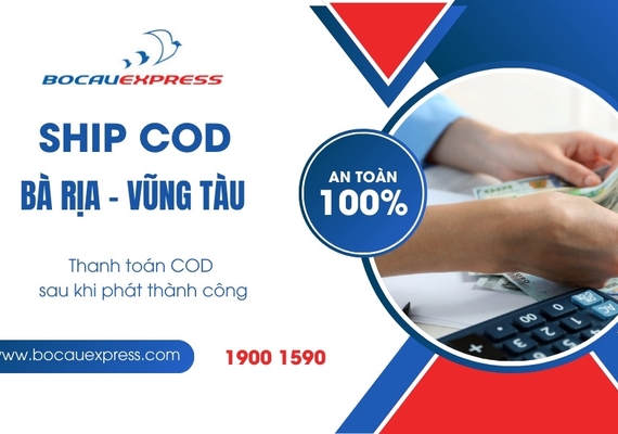 Ship COD Bà Rịa Vũng Tàu giá cước BoCau Express là bao nhiêu