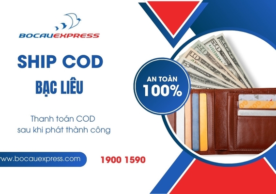 Ship COD Bạc Liêu tặng kèm dịch vụ lưu kho miễn phí